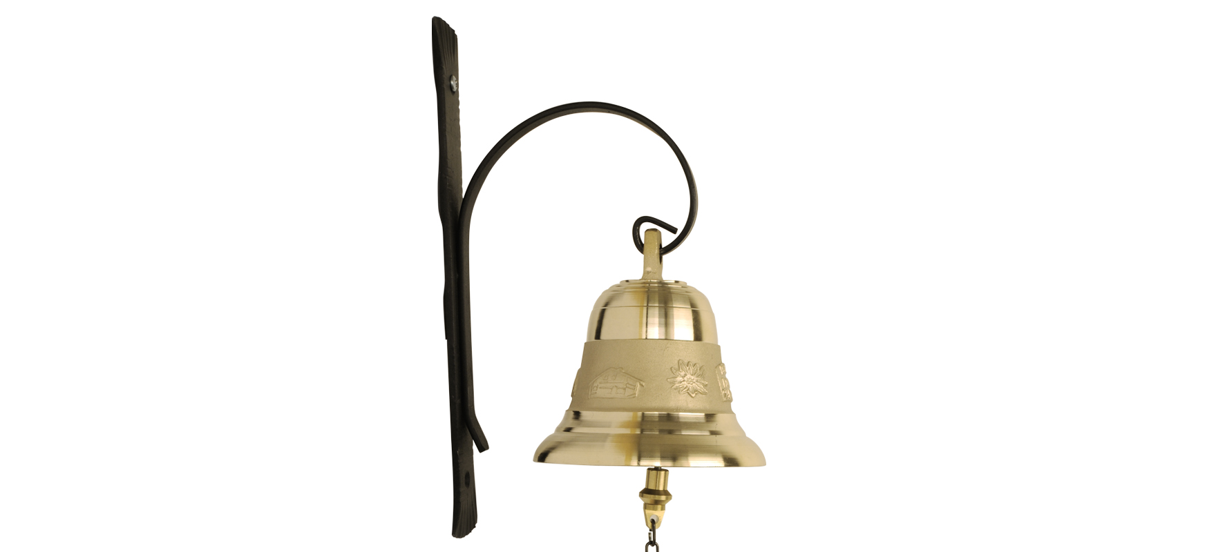 Bell with iron support